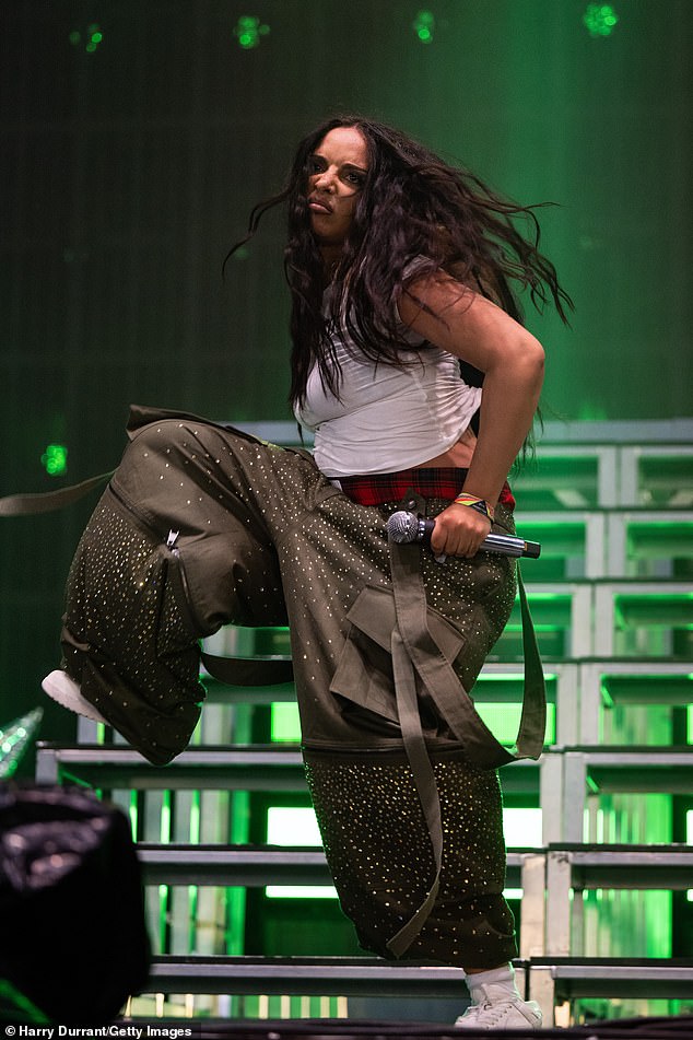 Jade delivered a high-energy set to an enthusiastic crowd, marking her debut Glastonbury performance as a solo artist