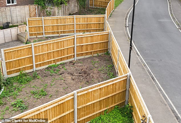 The homeowners however say the disused verge attracted litter and antisocial behaviour