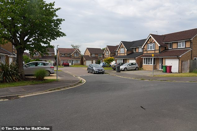 After buying the land and erecting a new 6ft fence, residents of Portland Close (pictured) complained the fence was an 'eyesore' and petitioned council officials to have it taken down