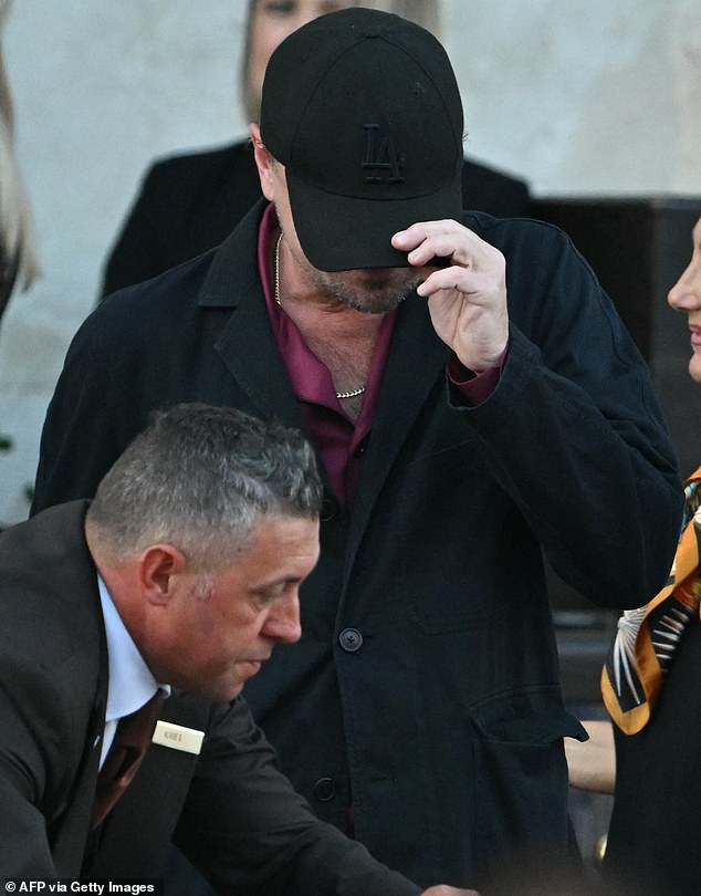 Leonardo DiCaprio, 50, attended yet another one of the Bezos and Sanchez events with a baseball hat shielding his entire face from the paparazzi. He also wore a black overcoat and silk purple button-down shirt inside. DiCaprio has been hiding his face from pictures for quite some time now for some mysterious reason