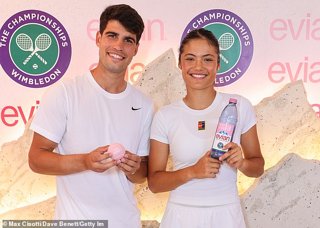 The pair featured as ambassadors in an event earlier this week with water company Evian