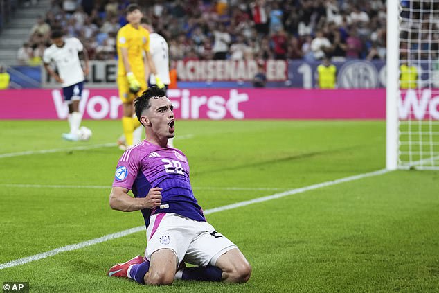 It was 2-2 on the hour after Paul Nebel curled home impressively to equalise for Germany