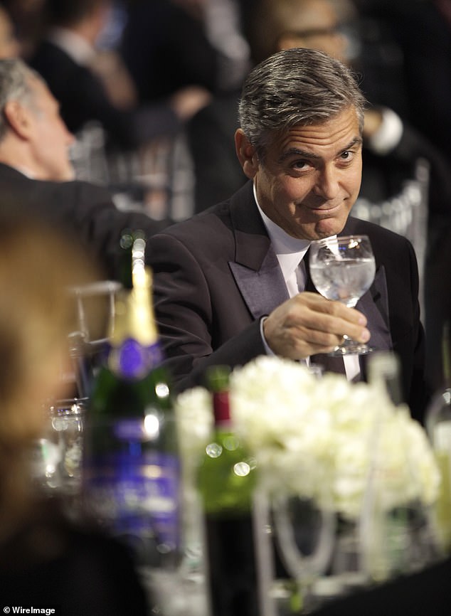 Brad Pitt's Miravel rosé brand is valued at around $200 million while George Clooney (above) sold his CasaAmigos tequila company for a staggering $1 billion