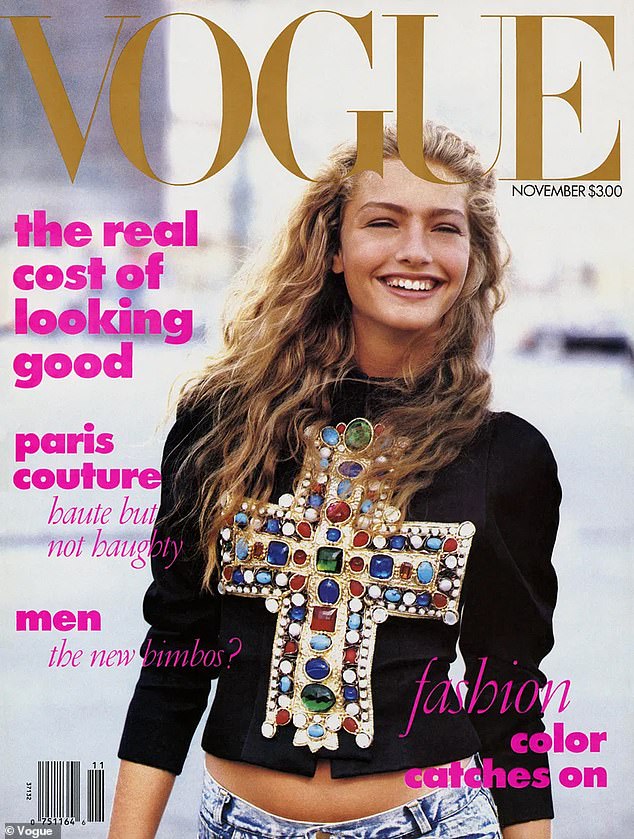 In her 37-year reign, Wintour reinvented the magazine, turning it into the influential force it is today (Pictured: Wintour's first cover in 1988)