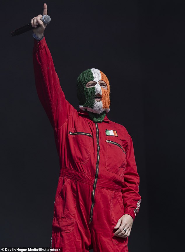 Bobby Vylan also backed controversial Northern Irish band Kneecap, who were following them on the West Holts stage, by describing music executives who called for the group to be banned as 'Zionists'