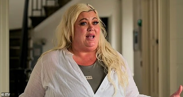 Gemma is believed to have reported the incident to police after a 'nasty' glittery note was also found inside the package