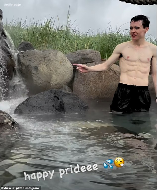 Meanwhile Julia took the relationship social media official on her Insta Stories, where she affectionately put up a video of Elliot shirtless