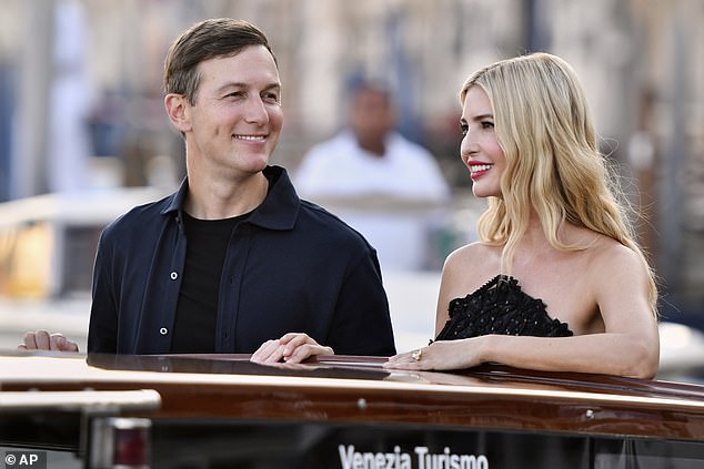 Ivanka Trump and Jared Kushner were snapped on their way to the event