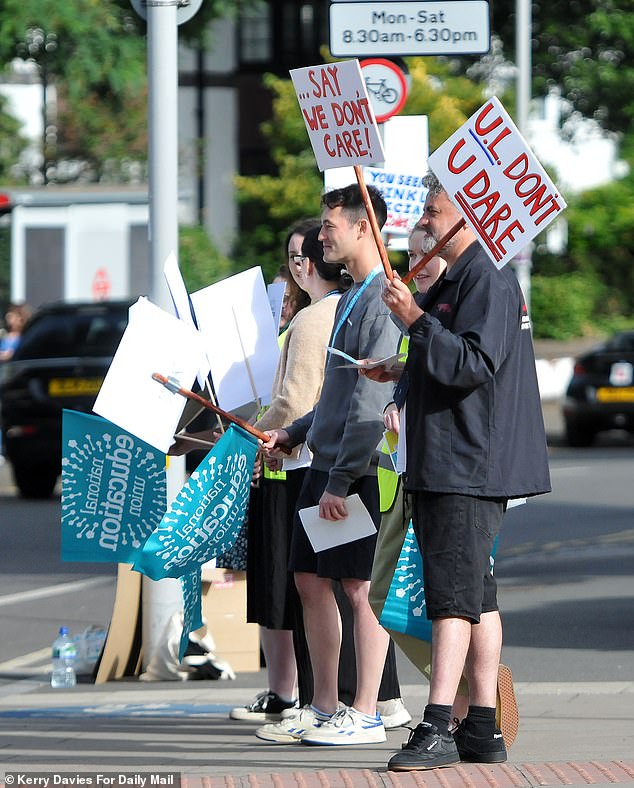 National Education Union (NEU) senior organiser Rachel Evans said the United Learning offer was 'significantly below both inflation and the increase afforded to teachers in the state sector'