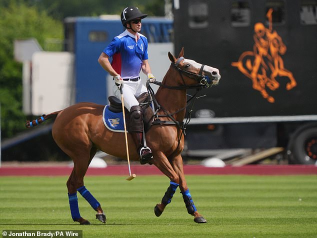 Brunilde Le Jossec, Head of Experiences at A Small World, said: 'To clarify, [our company] is not selling access, or facilitating any private meeting with members of the British royal family'. Pictured: The Prince of Wales at the match in 2023