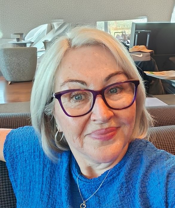 Julie Bowie, 58, a hairdresser from Kent. She found a lump above her ankle which turned out to be a squamous cell carcinoma