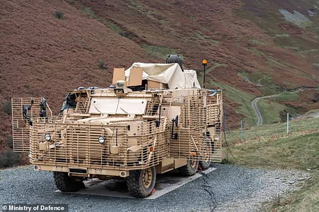 Defence experts have said the laser-armed vehicles could guard airfields, sensitive locations such as GCHQ and other areas of critical national infrastructure