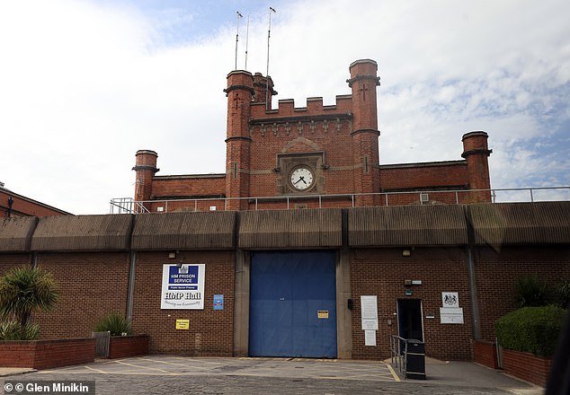 Ms Abram resigned after 22 years when told she faced disciplinary proceedings over the incident in 2021, when the prisoner tripped over a shoe in his cell on the sex offenders' wing in the category B jail (Pictured: HMP Hull)