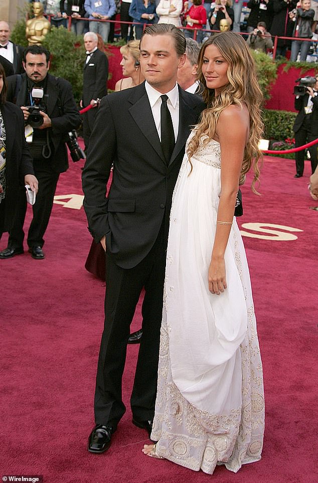 The former power couple pictured at the 2005 Oscars