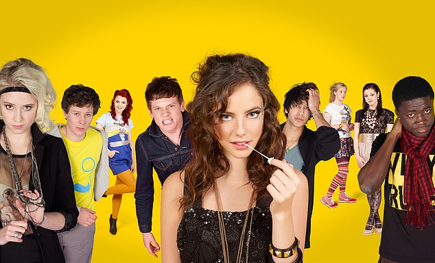 The actress is best known for playing Katie Fitch, one of the main characters in E4 teen drama Skins (pictured), which ran from 2007 to 2013 and won two BAFTAs