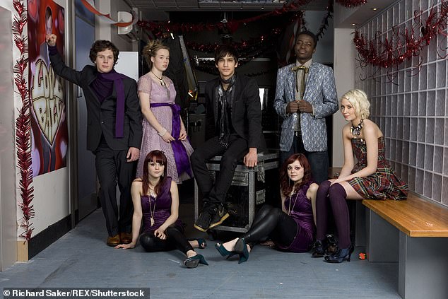 Skins (pictured) was known for depicting notoriously heavy subject matter, such as mental illness, eating disorders and substance abuse