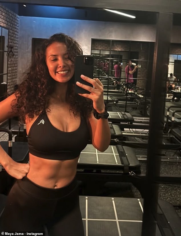 The key behind Maya's killer body is tailored workouts, despite Maya previously admitting to Vogue that she's doesn't 'love the gym'