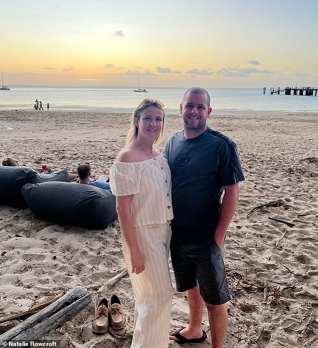 Natalie lamented that the property raffle somehow became a 'full time job' as she worked over 12 hours per day to promote the tickets (The couple now in sunny Brisbane, Australia)