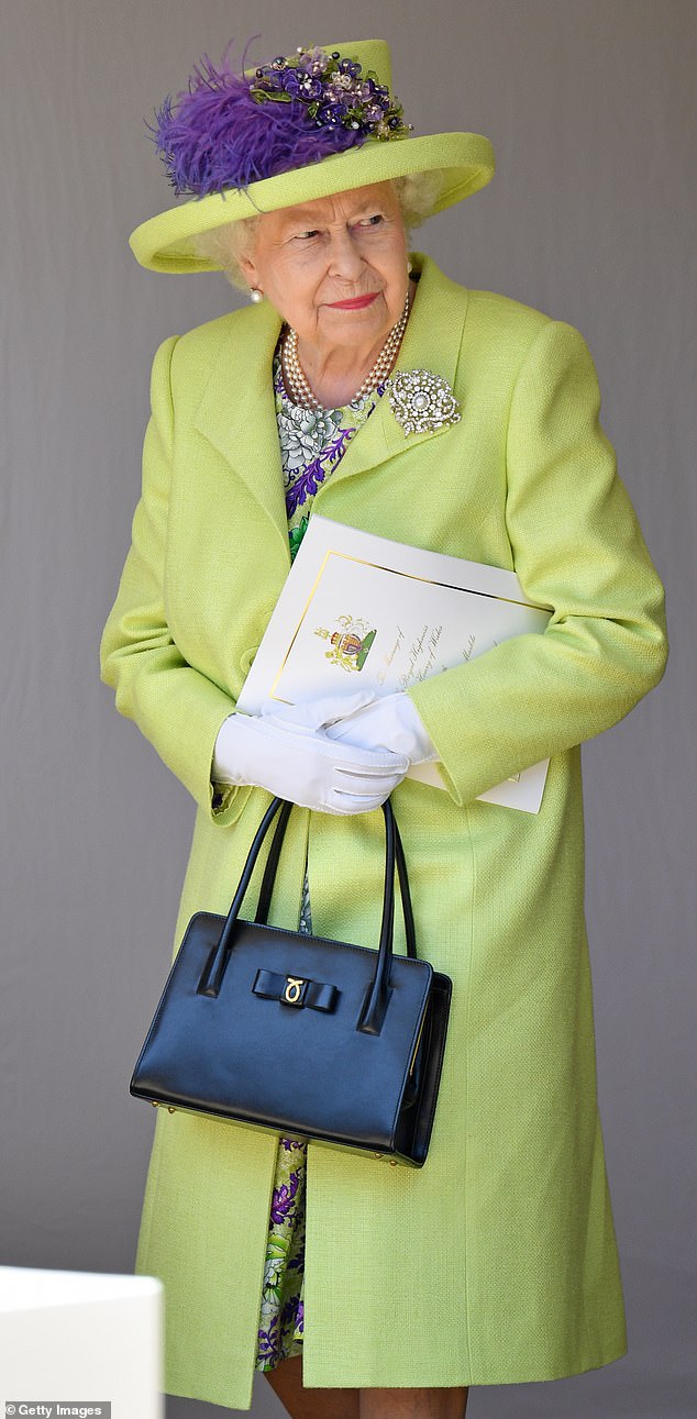 The Queen reportedly wanted Sophie to help Meghan adjust to royal life. Pictured at Harry and Meghan's wedding in May 2018