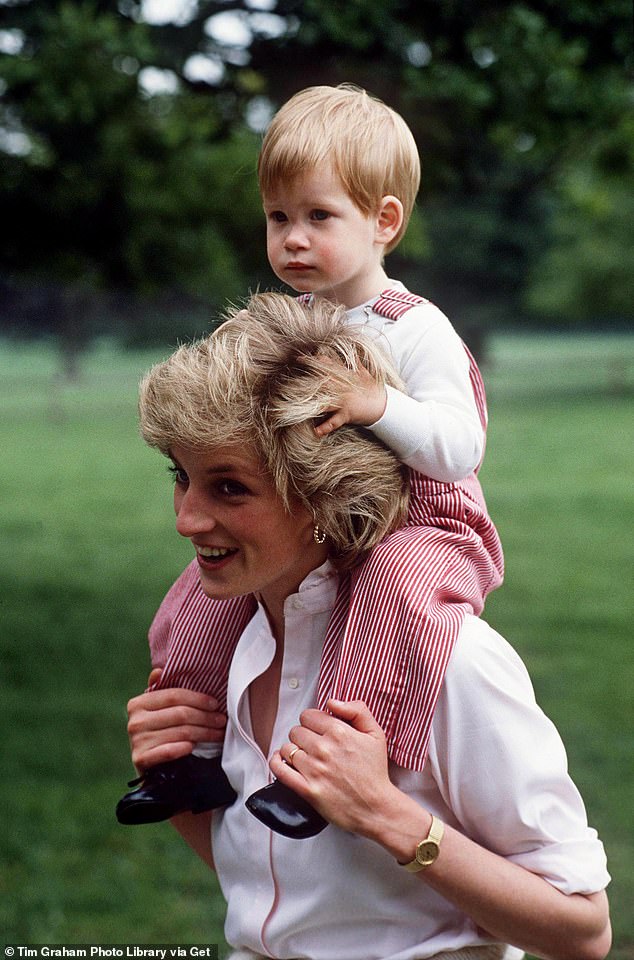 Harry has spoken openly about the pain of losing his mother at such a young age, saying grief can 'eat away at you inside'