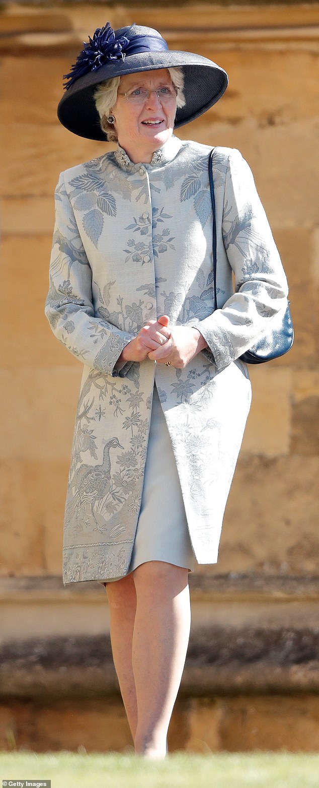 Baroness Fellowes gave the only reading of the service, the eighth chapter of the Song of Solomon