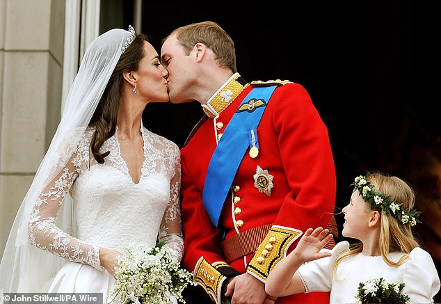 The university sweethearts are pictured on their wedding day in 2011