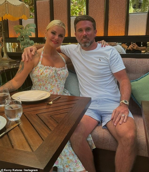 In more recent years, Kerry had a six-year relationship with Ryan Mahoney, but she ended their engagement in November over a 'breach of trust'