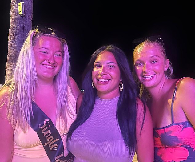 Lauren Bennington, 31, Lea Binns, 24 and Keeley Whitehurst, 20, say the bars were a family friendly place to go and have been going since a young age. The trio met on the same beach after a night out a few years ago
