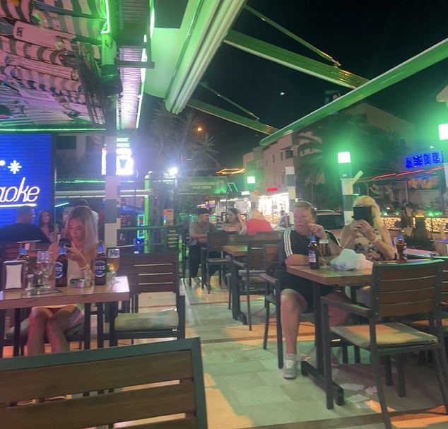 Parkhead bar during a night in what would have been peak season in June. It lays largely empty