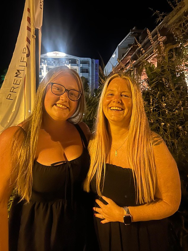 Mother and daughter Emma Boriss, 46, and Emily Boden, 24, from Blackpool, come every year to Marmaris and say they would not want to go to the alternative Bar Street but come annually for the Long Beach beachfront bars