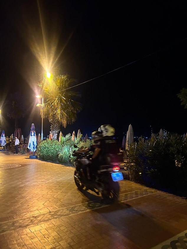 Throughout the night, police on motorbikes could be seen patrolling the Armutalan and Long Beach areas