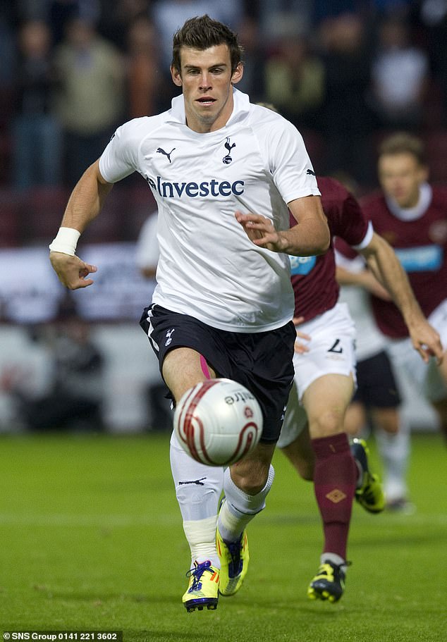Football star Gareth Bale wore Investec branding when playing for Tottenham Hotspur in 2011
