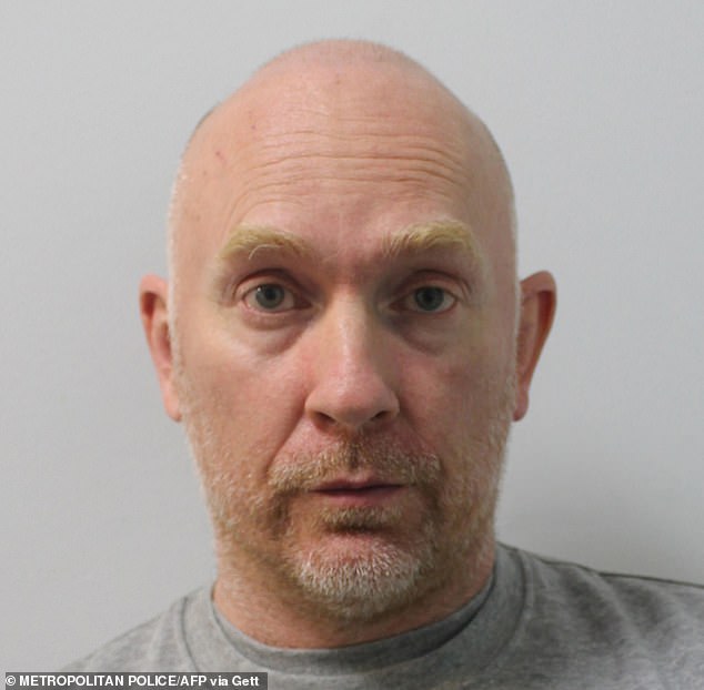 Pictured: disgraced police officer Wayne Couzens, 48, was jailed for life for the kidnap, rape and murder of Sarah Everard