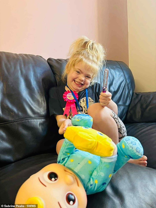 Esmay was diagnosed with Sanfilippo Syndrome (MPS IIIA) in May 2025