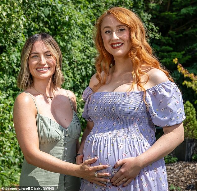 Now, 23 weeks along, Georgia has been able to share every step of the pregnancy journey with Daisy and will get to deliver her own baby in October 2025