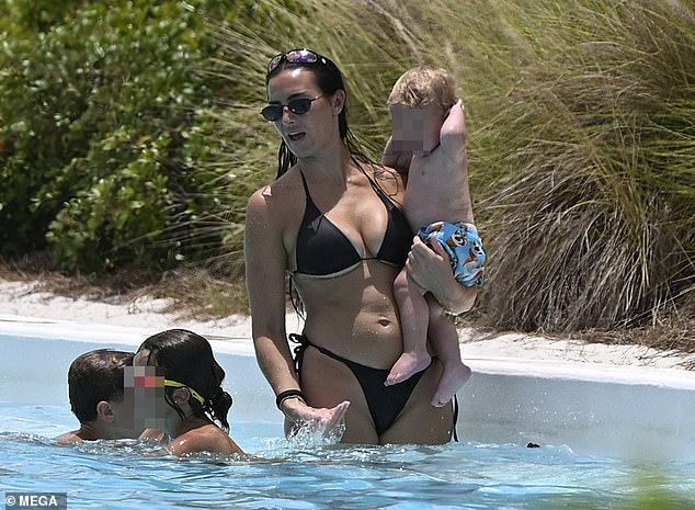 They jetted off on the holiday not long after Kyle returned from Italy, where he was on loan to AC Milan