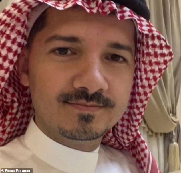 Ranem said that her ex-husband, Hamzah Faraj (pictured), 'abducted' their six-year-old son and took him to Saudi Arabia