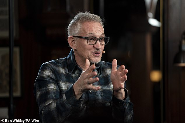 The BBC's highest paid star Gary Lineker (pictured) faced calls for him to be axed by the corporation after he shared on Instagram a video featuring an anti-Semitic slur