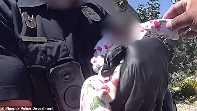 Phoenix Police did not name the mother or give the gender of the child. Her cause of death has not been disclosed. The Daily Mail has requested more information