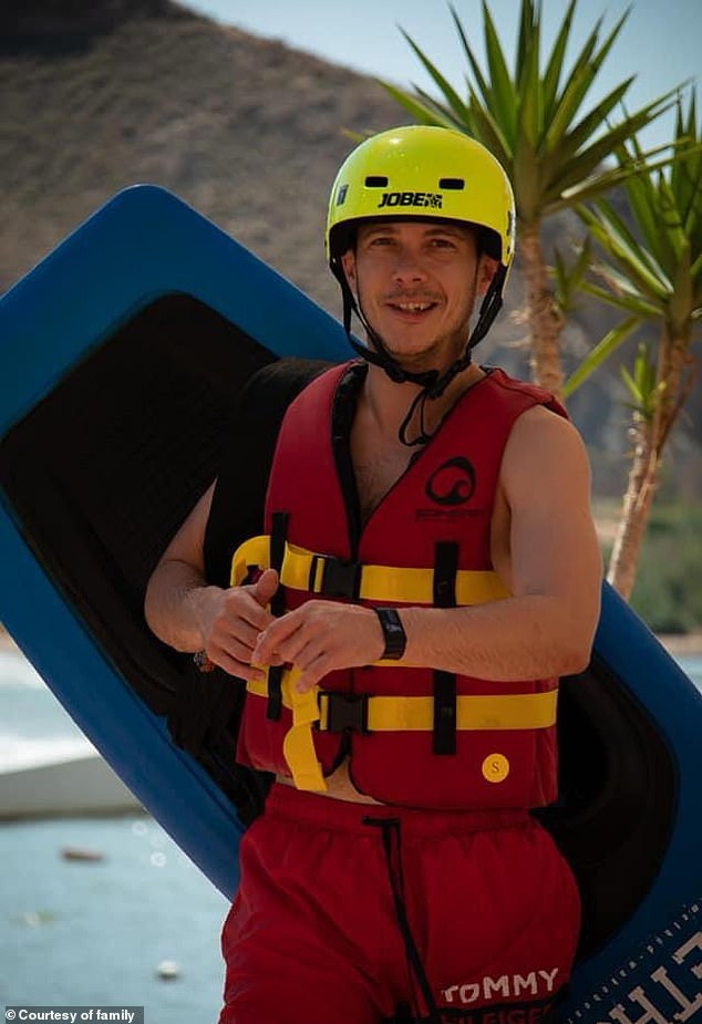 Brett's mother Sandra said: 'Brett was very adventurous and outdoorsy. He loved to travel and try different foods'