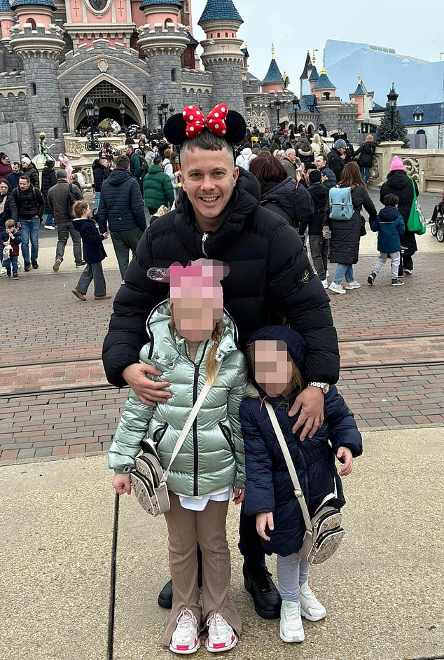 Brett visited Disneyland Paris in February last year with his mother Sandra, after she was diagnosed with cancer