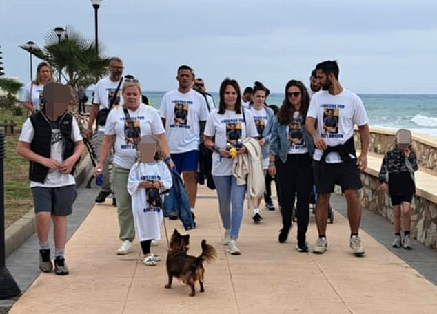 Ms Adams travelled to Spain alongside family and friends in April to commemorate Mr Dryden's death on what would have been his 36th birthday