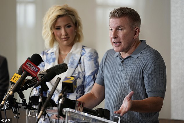 Todd continued: 'I mean, when I saw her, I was grateful to wrap my arms around her, but it was just more like, "I¿m home."' Seen here May 30, 2025