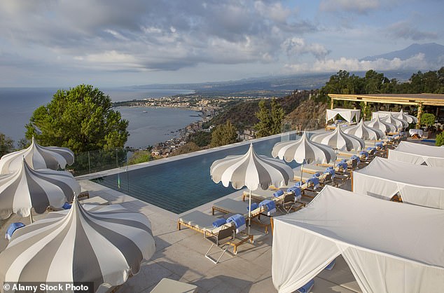 Just a basic room at the glamorous hotel can cost upwards of £3,000 per night