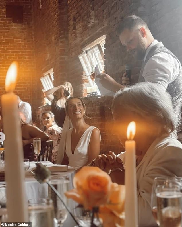 The actor, 27, was seen in a series of sweet photos on Instagram as he married his long term girlfriend in an intimate ceremony at Meols Hall manor house