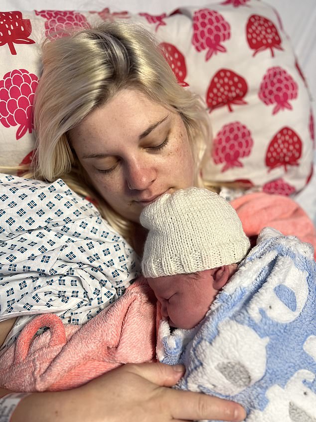 Abbi said she began experiencing back pain in the months after she recovered from the birth