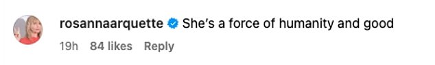 The outpouring of support was started by 80-year-old actress Mia Farrow who posted a picture of MacKenzie to Instagram on Saturday before words of comfort from other stars flooded in
