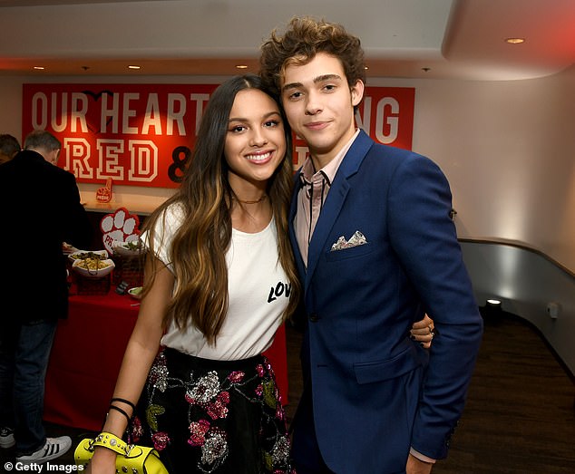 Fans also suspected that Sabrina was the 'other woman' referenced in the song's lyrics as Olivia notably sings about 'that blonde girl' who 'made [her] doubt' the relationship. Joshua and Olivia in 2019