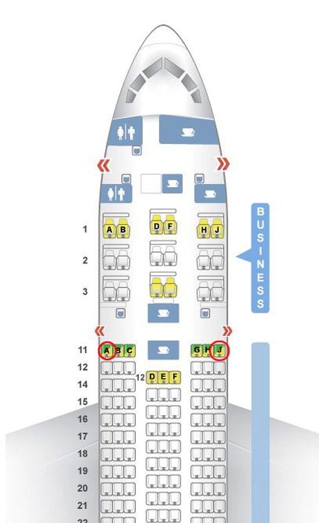 Location: The siblings had been a few seats apart onboard the plane, with survivor Vishwash sitting at 11A and his younger brother positioned at 11J on the other side of the aisle