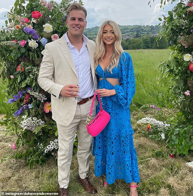 Duhan van der Merwe married his partner Nika in 2023 in Duhan's native South Africa